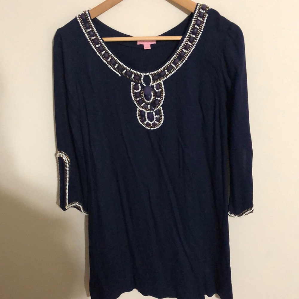 Lilly Pulitzer Navy Shift Dress